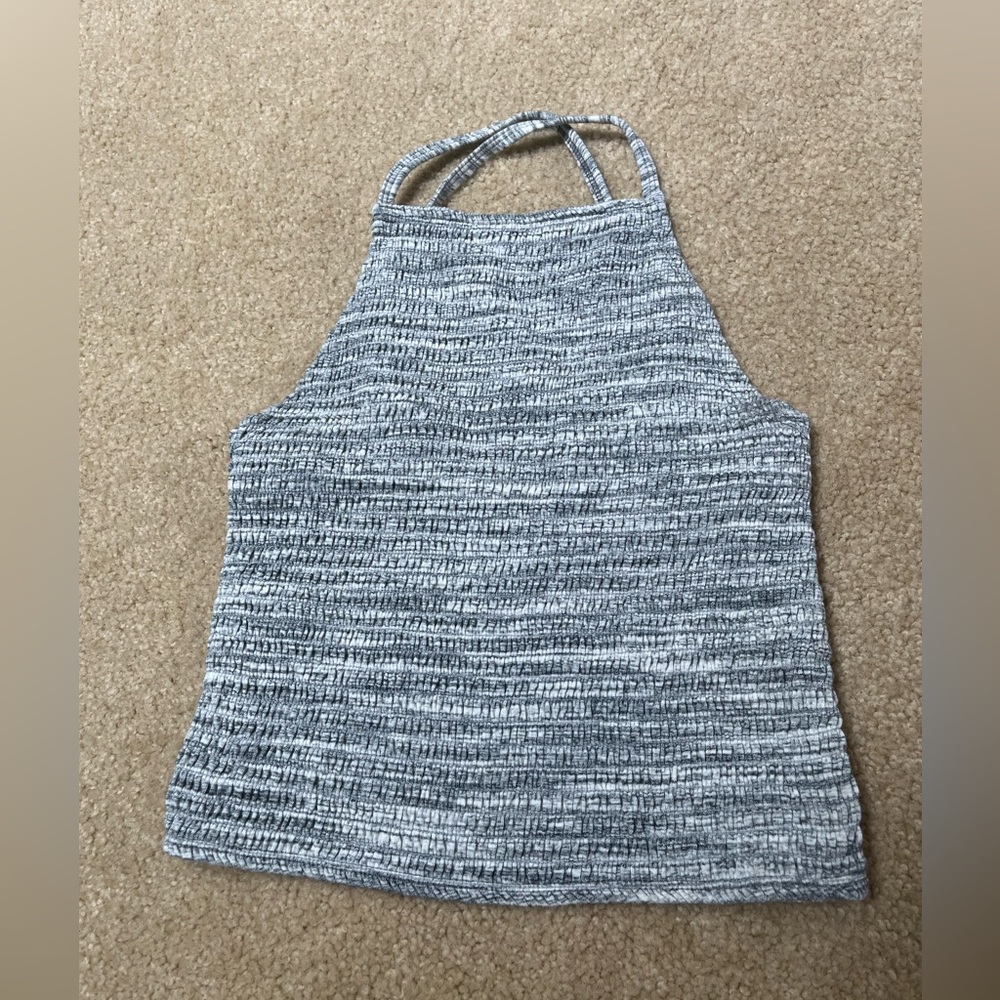Hollister light gray tank top